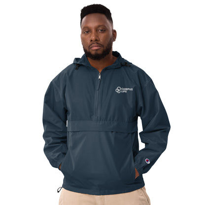 Campus Life Embroidered Champion Packable Jacket