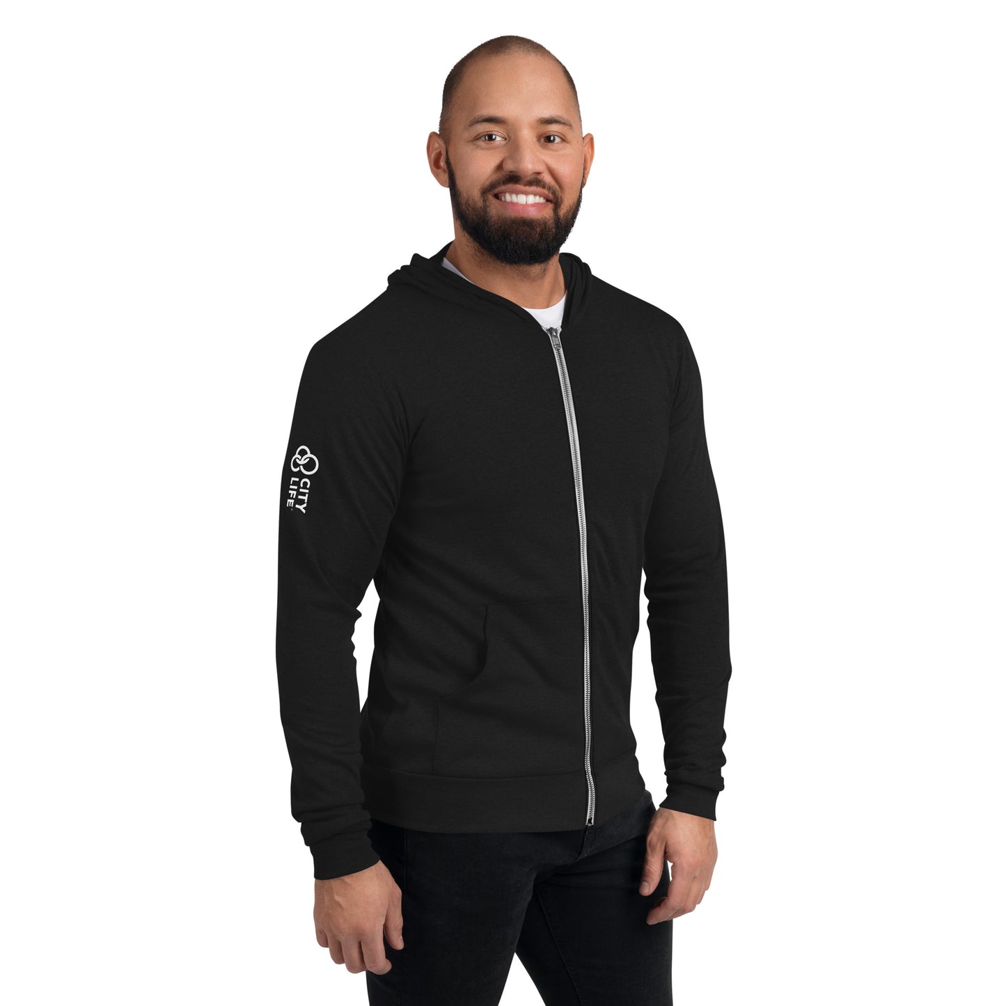 City Life Unisex zip hoodie