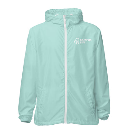 Campus Life Unisex Lightweight Zip Up Windbreaker