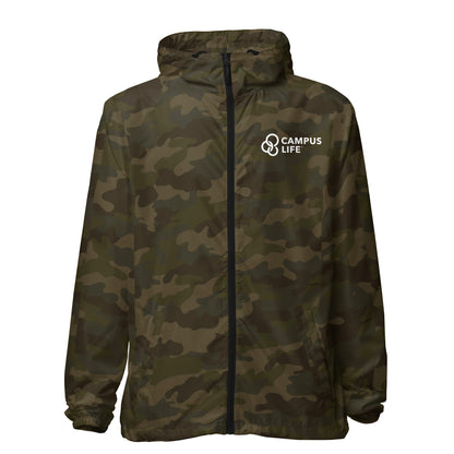 Campus Life Unisex Lightweight Zip Up Windbreaker