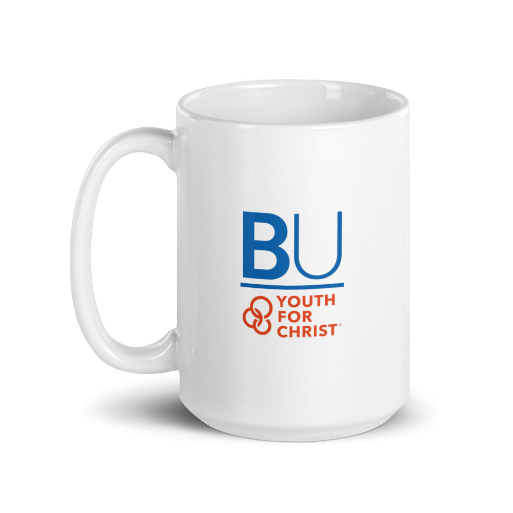 BU@YFC White Glossy Mug